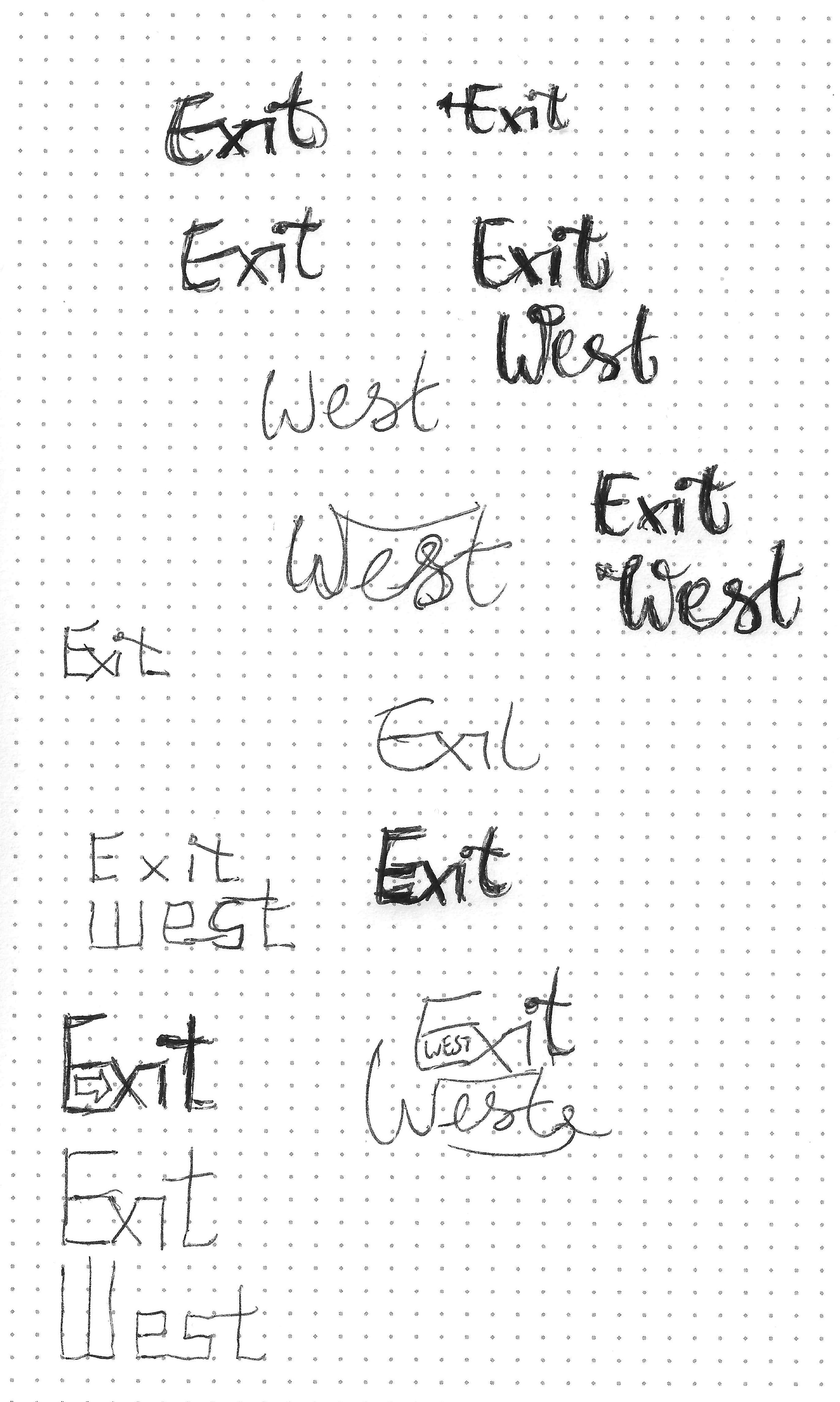 exitwest sketches